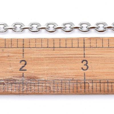 Tarnish Resistant 304 Stainless Steel Cable Chains CHS-P007-27P-03-1