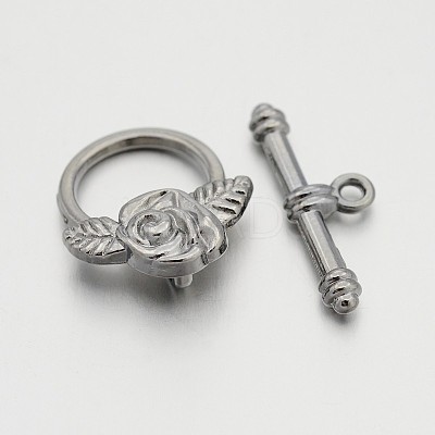 Tibetan Style Alloy Toggle Clasps X-K090B051-1