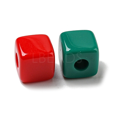Opaque Acrylic Beads PACR-C006-19-1