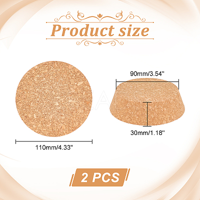 Cork Bottle Stoppers FIND-WH0033-45B-1