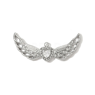 304 Stainless Steel Rhinestone Pendants STAS-OY001-29P-1