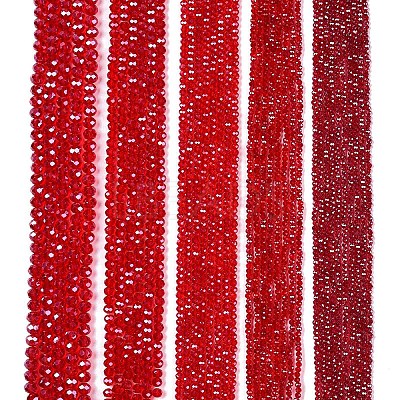 Electroplate Glass Beads Strands EGLA-A044-T3mm-A01-1