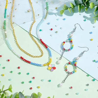 Electroplate Glass Beads Strands EGLA-PH0003-13-1