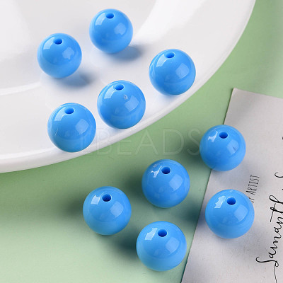Opaque Acrylic Beads MACR-S370-C16mm-8-1