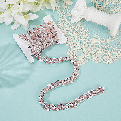 1Yards Iron Rhinestone Cup Chains DIY-CY0002-03-1