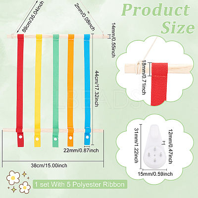 Hanging Hair Pin Storage Frame HJEW-WH0248-138A-1