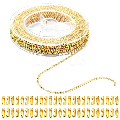 1 Roll Iron Ball Bead Chains CH-YW0002-04G-1