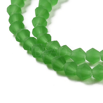 Imitate Austrian Crystal Frosted Glass Beads Strands EGLA-A039-T3mm-MD03-1