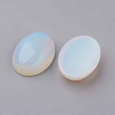 Opalite Flat Back Cabochons X-G-G741-30x40mm-22-1