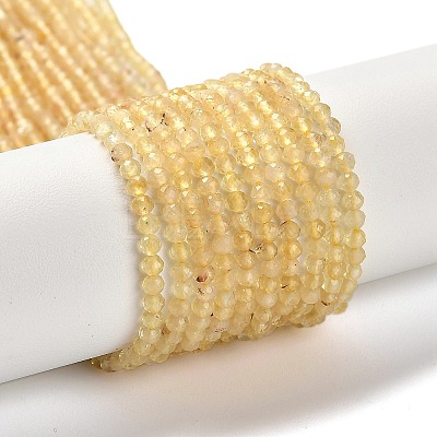 Heated Natural Citrine Beads Strands X-G-Z074-A03-01-1