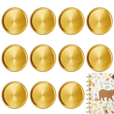 11Pcs Alloy Cabochon Settings FIND-BC0013-53G-01-1