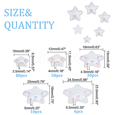 5 Style Opaque Acrylic Cabochons PACR-AR0001-04-1