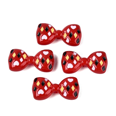 Opaque Acrylic Beads OACR-N162-13F-1
