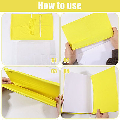 Polyester Book Cover OFST-WH0004-144A-1