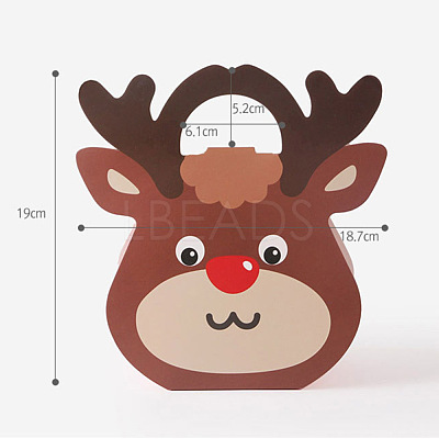 Christmas Reindeer Paper Gift Bags CON-F008-01-1