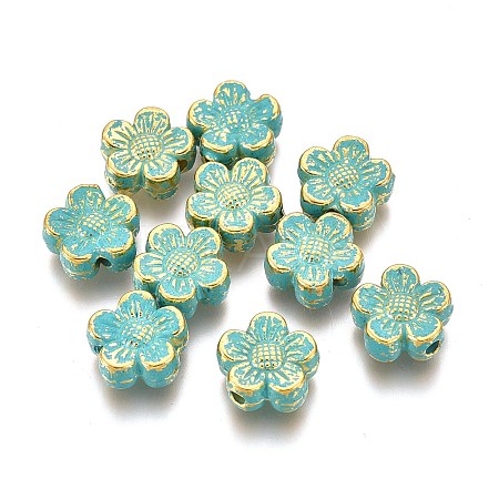 Alloy Beads PALLOY-L222-058GGP-RS-1