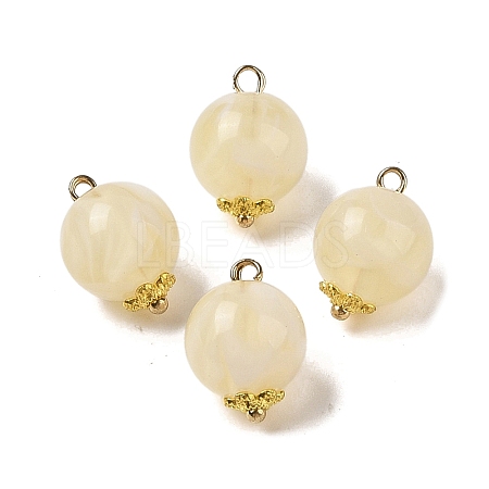 Two Tone Acrylic Pendants MACR-C033-02G-1