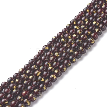 Natural Jade Beads Strands G-F669-A17-6mm-1