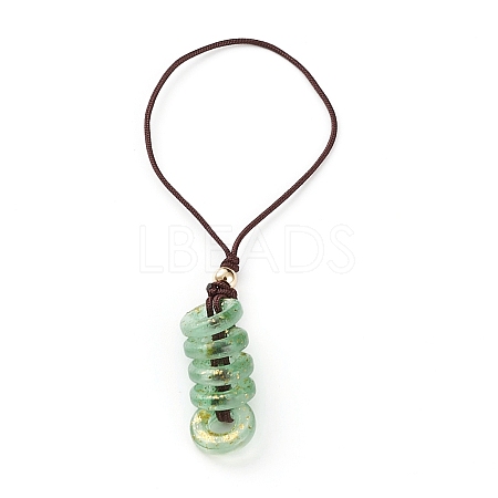 Glass Pendant Decorations HJEW-JM00408-05-1