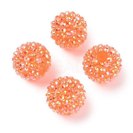 AB-Color Resin Rhinestone Beads RESI-S315-18x20-08-1