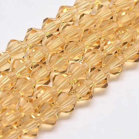 Transparent Glass Beads Strands EGLA-A039-T4mm-D18-1