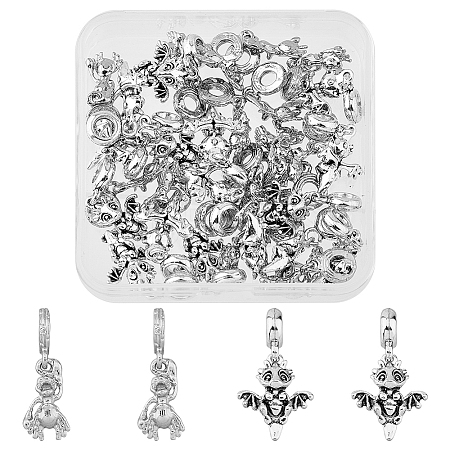 SUPERFINDINGS 32Pcs 2 Styles Alloy European Dangle Charms FIND-FH0007-61-1