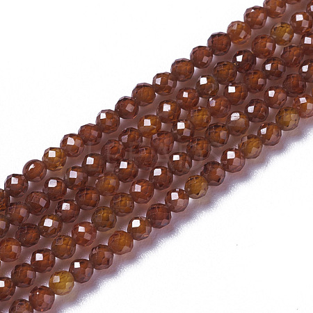 Cubic Zirconia Beads Strands G-F596-48H-2mm-1