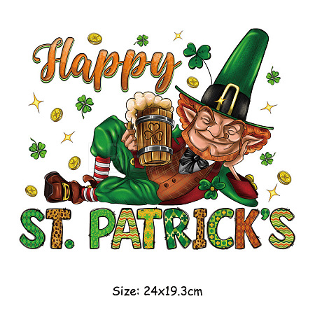 Saint Patrick's Day Theme PET Sublimation Stickers PW-WG34539-03-1