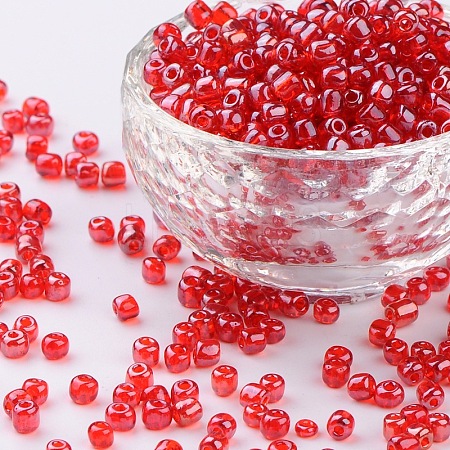 (Repacking Service Available) Glass Seed Beads SEED-C015-4mm-105B-1
