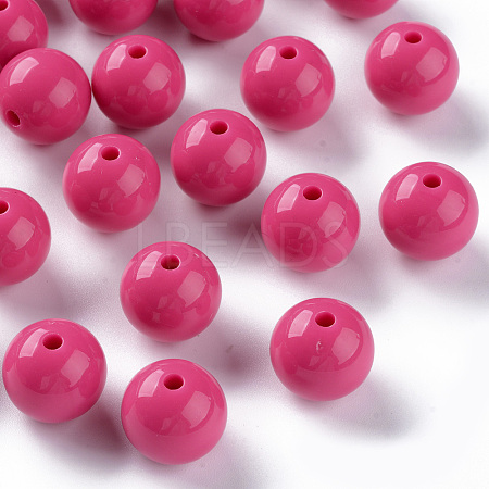 Opaque Acrylic Beads X-MACR-S370-C16mm-A13-1