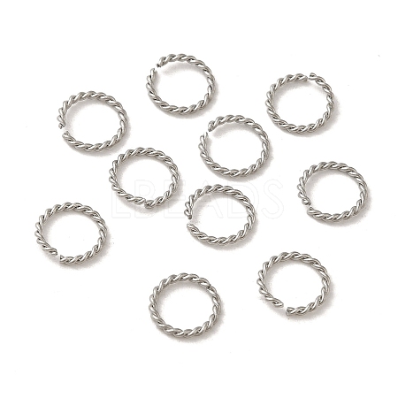 304 Stainless Steel Open Jump Rings STAS-C085-01A-P-1