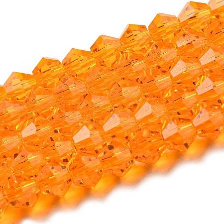 Transparent Glass Beads Strands EGLA-A039-T4mm-D23-1