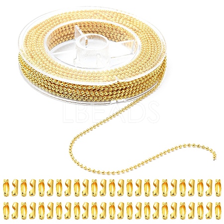 1 Roll Iron Ball Bead Chains CH-YW0002-04G-1