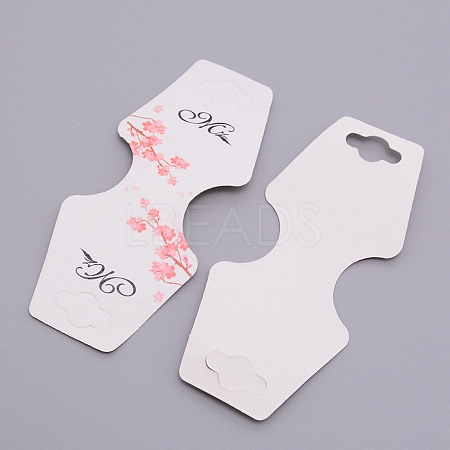 Paper Hair Ties Display Cards DIY-WH0199-88C-1