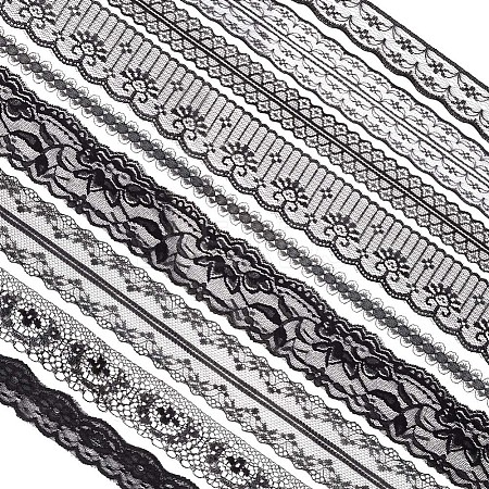 Gorgecraft 9 Styles Polyester Lace Trim OCOR-GF0002-56-1