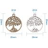 Tibetan Style Alloy Pendants TIBEP-PH0003-01-2