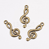 Tibetan Style Treble Clef Pendants LS-TIBEP-R315-AB-FF-1