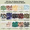 375Pcs 15 Styles Natural & Synthetic Gemstone Beads G-NB0003-87-4