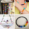 96Pcs 6 Colors Natural Mashan Jade Round Beads G-TA0002-36-8