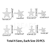 Unicraftale Stainless Steel Laser Cut Charms STAS-UN0013-20P-3