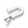 Non-Tarnish 304 Stainless Steel Pendants STAS-F106-95P-U-01-2