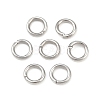 Tarnish Resistant 304 Stainless Steel Open Jump Rings X-STAS-J013-5x0.9mm-01-1