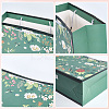 1Pc Flower Printed Paper Gift Bags with Rope Handle ABAG-SP0001-30B-4