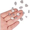 304 Stainless Steel Stamping Blank Tag Pendants Sets STAS-PH0007-01-5
