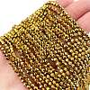Transparent Electroplate Glass Beads Strands EGLA-A039-T2mm-UA01-1