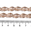 Transparent Glass Beads Strands LS-EGLA-N013-T10mm-D23-4