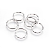 Tarnish Resistant 304 Stainless Steel Saw Cut Open Jump Rings STAS-P212-24P-03-1