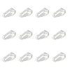 HOBBIESAY 12Pcs 925 Sterling Silver Snap on Bails STER-HY0001-01B-1