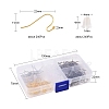 240Pcs 4 Colors Brass Earring Hooks DIY-YW0005-43-7