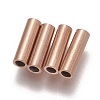 Ion Plating(IP) 304 Stainless Steel Tube Beads LS-STAS-L216-23G-RG-1